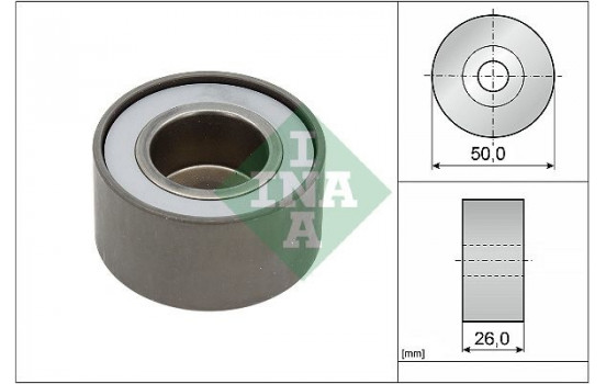 Deflection/Guide Pulley, v-ribbed belt 532039220 Ina