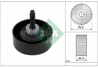 Deflection/Guide Pulley, v-ribbed belt 532045810 Ina