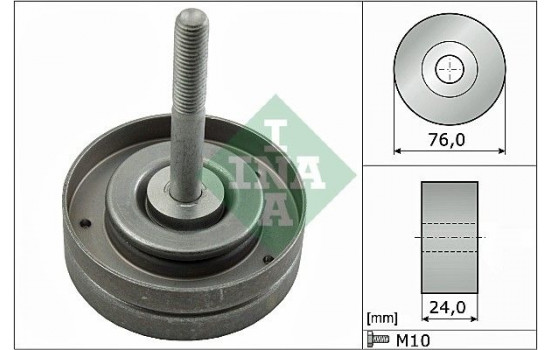 Deflection/Guide Pulley, v-ribbed belt 532050010 Ina