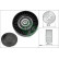 Deflection/Guide Pulley, v-ribbed belt 532051410 Ina
