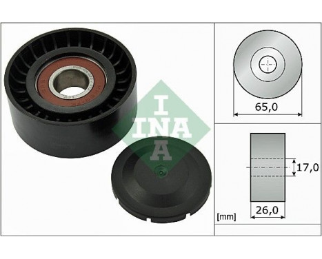 Deflection/Guide Pulley, v-ribbed belt 532055710 Ina