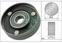 Deflection/Guide Pulley, v-ribbed belt 532056710 Ina