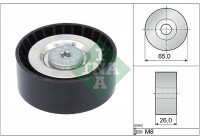 Deflection/Guide Pulley, v-ribbed belt 532057110 Ina