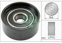 Deflection/Guide Pulley, v-ribbed belt 532058810 Ina