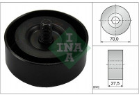 Deflection/Guide Pulley, v-ribbed belt 532060610 Ina