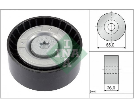 Deflection/Guide Pulley, v-ribbed belt 532060810 Ina