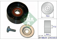 Deflection/Guide Pulley, v-ribbed belt 532064810 Ina
