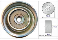 Deflection/Guide Pulley, v-ribbed belt 532073810 Ina