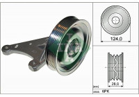 Deflection/Guide Pulley, v-ribbed belt 532077310 Ina