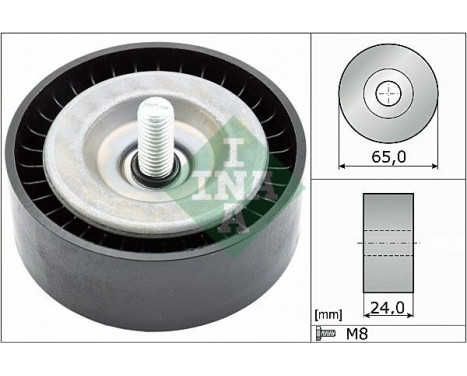 Deflection/Guide Pulley, v-ribbed belt 532078210 Ina