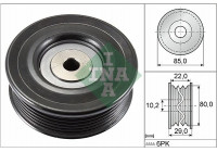 Deflection/Guide Pulley, v-ribbed belt 532079910 Ina