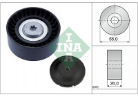 Deflection/Guide Pulley, v-ribbed belt 532080410 Ina