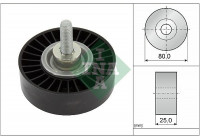 Deflection/Guide Pulley, v-ribbed belt 532088710 Ina