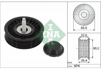 Deflection/Guide Pulley, V-ribbed belt 532089110 Ina