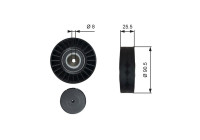 Deflection/Guide Pulley, v-ribbed belt DriveAlign® T36005 Gates