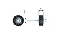 Deflection/Guide Pulley, v-ribbed belt DriveAlign® T36772 Gates