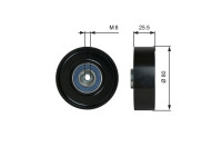 Deflection/Guide Pulley, v-ribbed belt DriveAlign® T38089 Gates