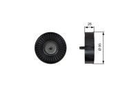 Deflection/Guide Pulley, v-ribbed belt DriveAlign® T39247 Gates