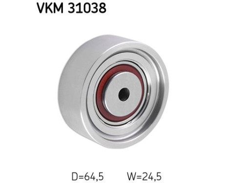 Deflection/Guide Pulley, v-ribbed belt VKM 31038 SKF