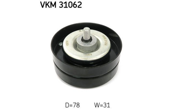 Deflection/Guide Pulley, v-ribbed belt VKM 31062 SKF