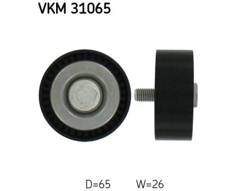 Deflection/Guide Pulley, v-ribbed belt VKM 31065 SKF
