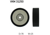 Deflection/Guide Pulley, v-ribbed belt VKM 31250 SKF