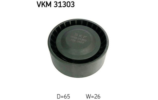 Deflection/Guide Pulley, v-ribbed belt VKM 31303 SKF