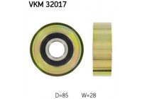 Deflection/Guide Pulley, v-ribbed belt VKM 32017 SKF