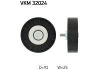 Deflection/Guide Pulley, v-ribbed belt VKM 32024 SKF