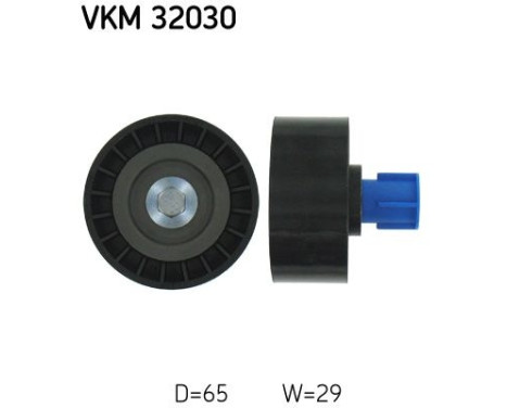 Deflection/Guide Pulley, v-ribbed belt VKM 32030 SKF