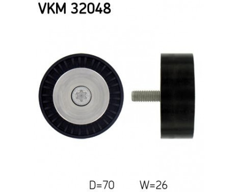 Deflection/Guide Pulley, v-ribbed belt VKM 32048 SKF