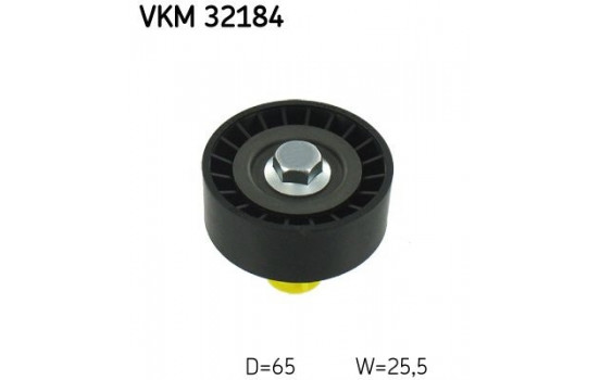 Deflection/Guide Pulley, v-ribbed belt VKM 32184 SKF