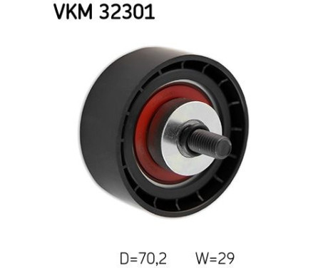 Deflection/Guide Pulley, v-ribbed belt VKM 32301 SKF