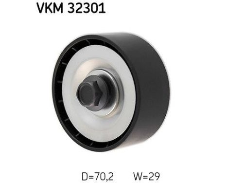 Deflection/Guide Pulley, v-ribbed belt VKM 32301 SKF, Image 2