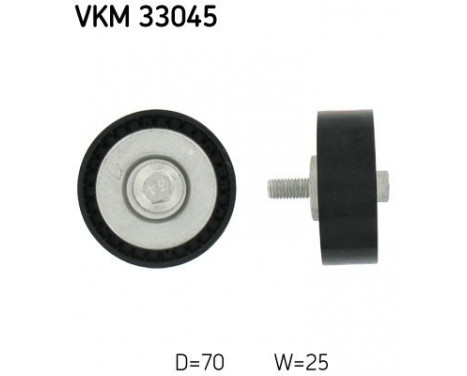 Deflection/Guide Pulley, v-ribbed belt VKM 33045 SKF