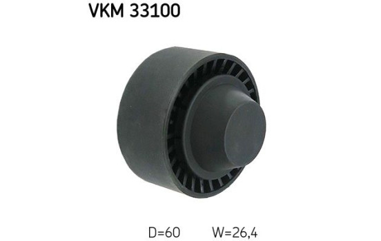 Deflection/Guide Pulley, v-ribbed belt VKM 33100 SKF, Image 2