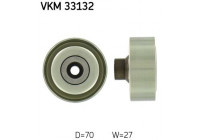 Deflection/Guide Pulley, v-ribbed belt VKM 33132 SKF