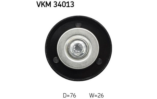 Deflection/Guide Pulley, v-ribbed belt VKM 34013 SKF