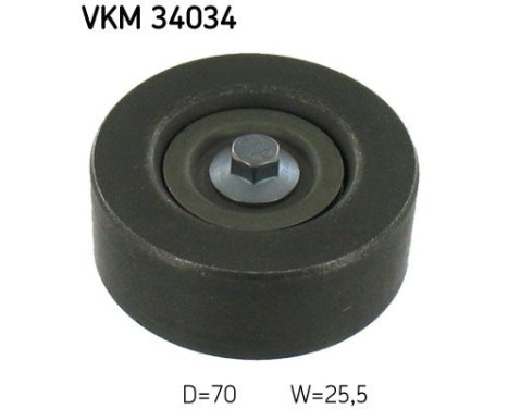 Deflection/Guide Pulley, v-ribbed belt VKM 34034 SKF
