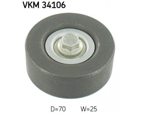 Deflection/Guide Pulley, v-ribbed belt VKM 34106 SKF