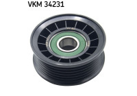 Deflection/Guide Pulley, v-ribbed belt VKM 34231 SKF