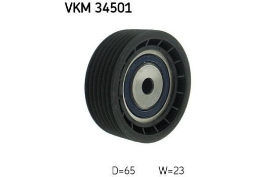 Deflection/Guide Pulley, v-ribbed belt VKM 34501 SKF