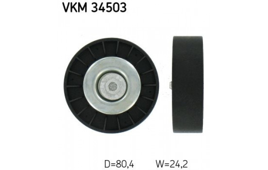 Deflection/Guide Pulley, v-ribbed belt VKM 34503 SKF