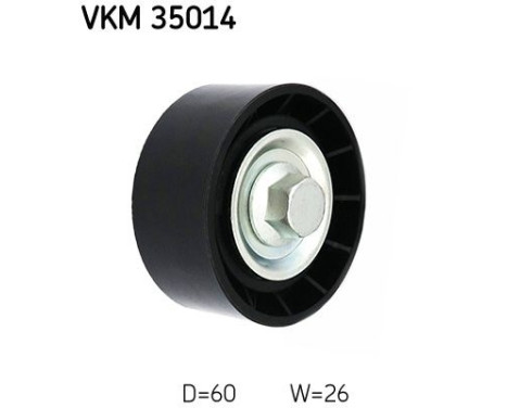 Deflection/Guide Pulley, v-ribbed belt VKM 35014 SKF, Image 2