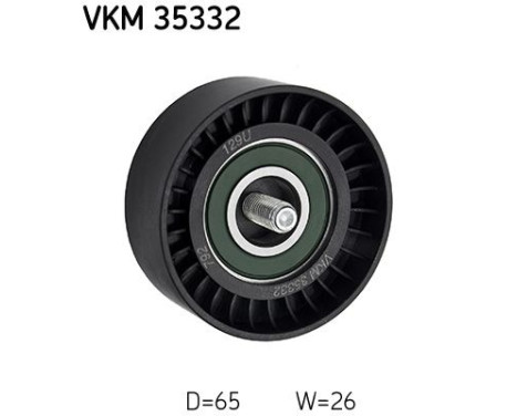 Deflection/Guide Pulley, v-ribbed belt VKM 35332 SKF