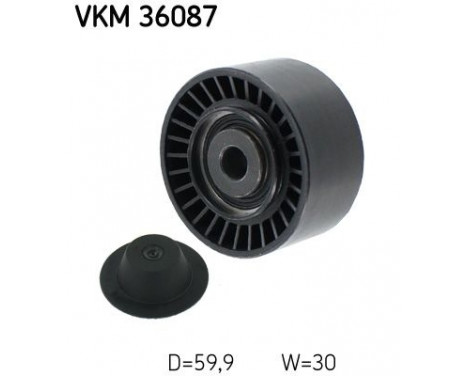 Deflection/Guide Pulley, v-ribbed belt VKM 36087 SKF