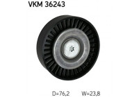 Deflection/Guide Pulley, v-ribbed belt VKM 36243 SKF