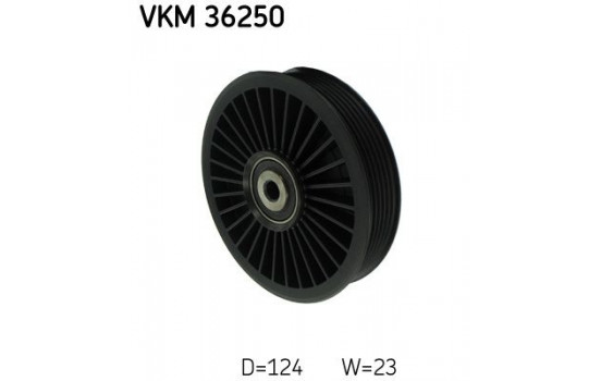 Deflection/Guide Pulley, v-ribbed belt VKM 36250 SKF