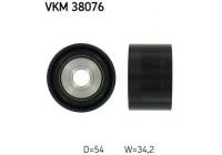 Deflection/Guide Pulley, v-ribbed belt VKM 38076 SKF