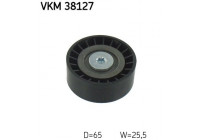 Deflection/Guide Pulley, v-ribbed belt VKM 38127 SKF